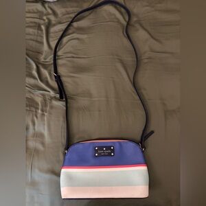 Kate Spade Navy and Cream Crossbody Bag